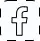 facebook icon displayed in a square shape, representing the iconic symbol of the social media platform